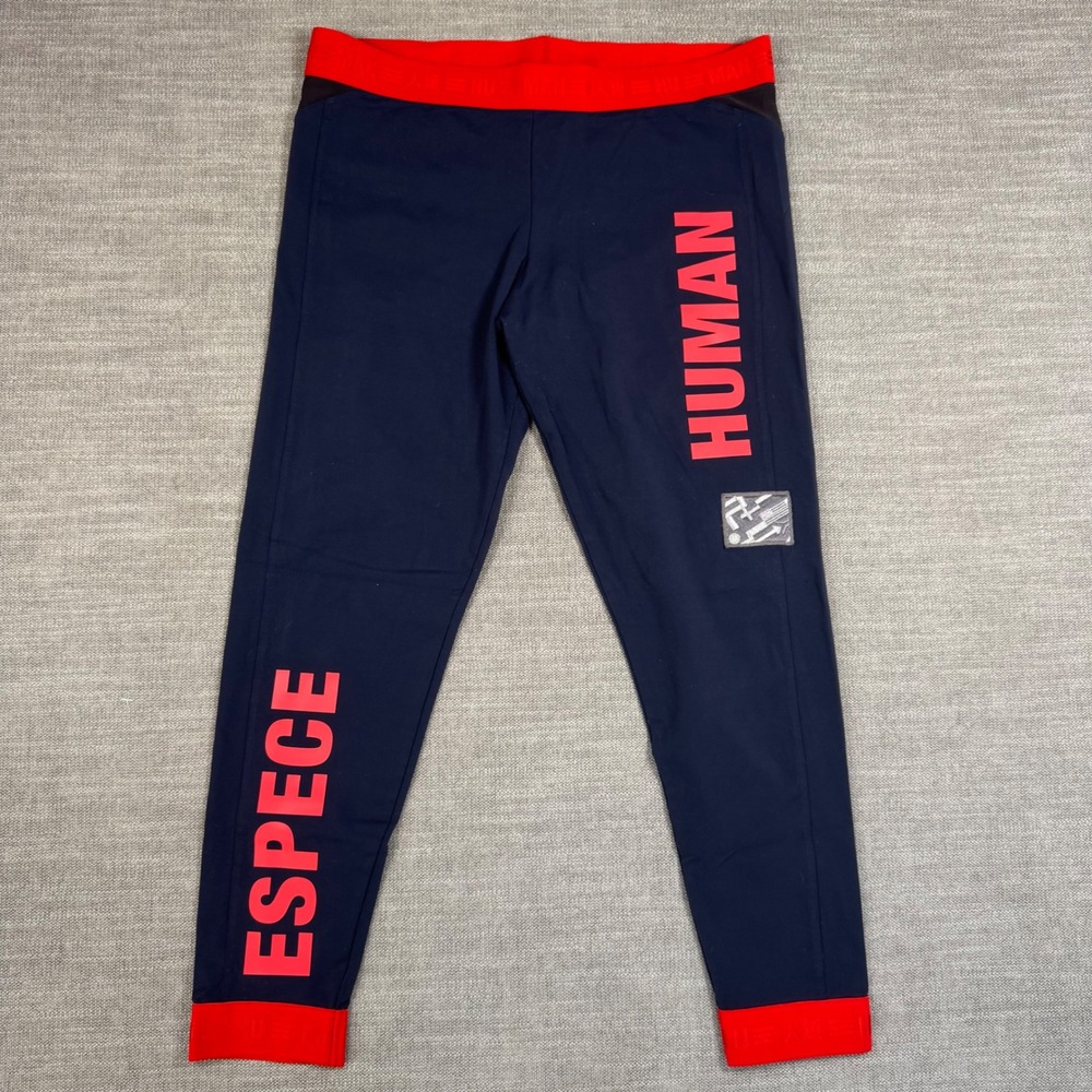 Adidas x Pharrell Williams Collab HU Human Race Limited Legging XL Navy Red 2016